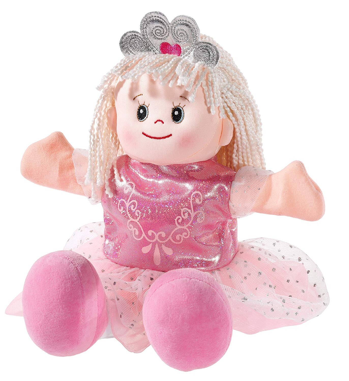 Cover: 4001750395077 | Heunec 395077 - Handspielpuppe, Prinzessin Poupetta, Puppe, pinkarben