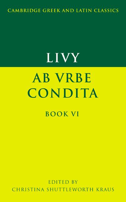 Cover: 9780521422383 | Livy | AB Urbe Condita Book VI | Christina Shuttleworth Kraus (u. a.)