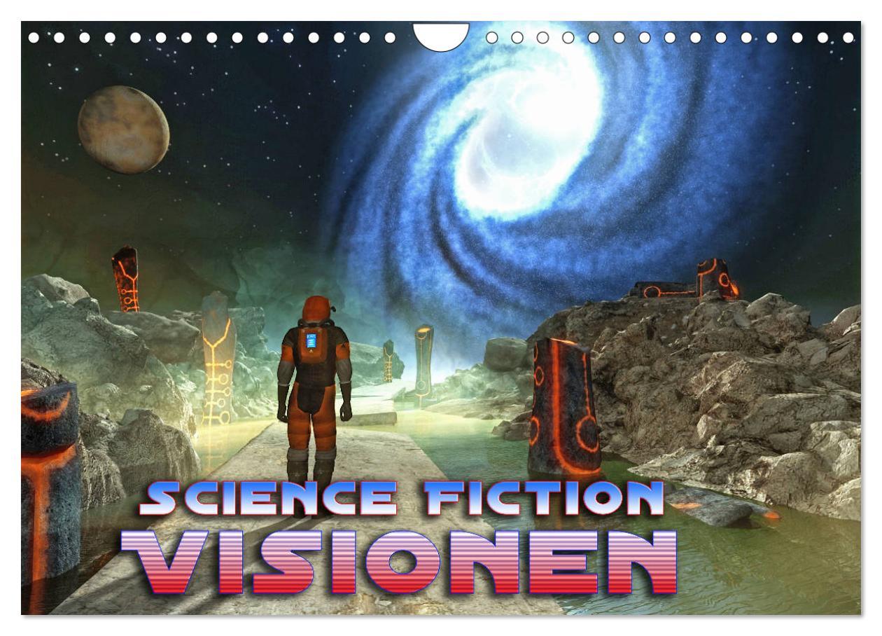 Cover: 9783435158003 | Science Fiction Visionen (Wandkalender 2025 DIN A4 quer), CALVENDO...