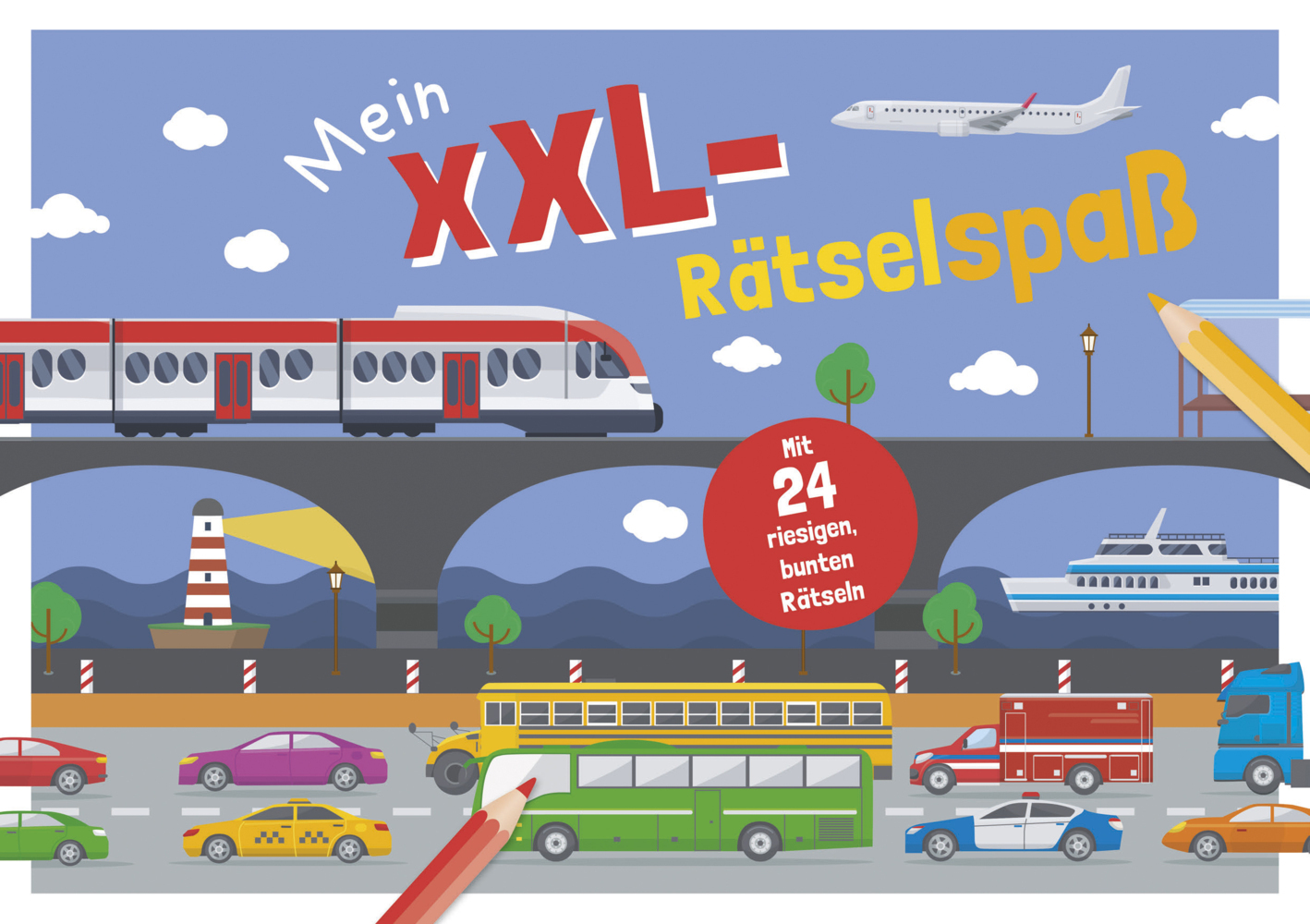 Cover: 9783849931926 | Mein XXL-Rätselspaß Fahrzeuge | Schwager &amp; Steinlein Verlag | Buch