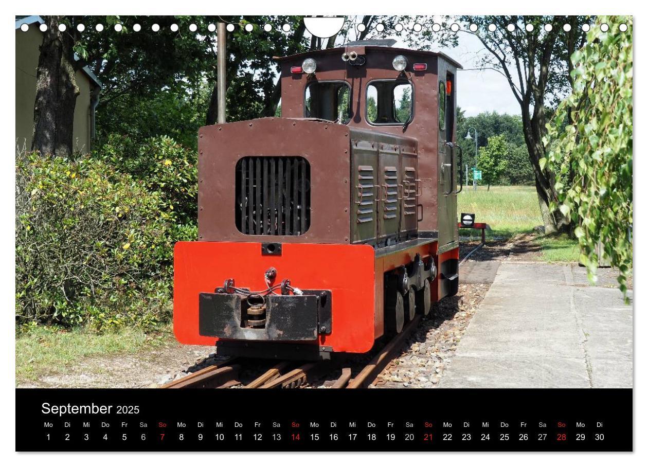 Bild: 9783435572823 | Waldeisenbahn Bad Muskau (Wandkalender 2025 DIN A4 quer), CALVENDO...