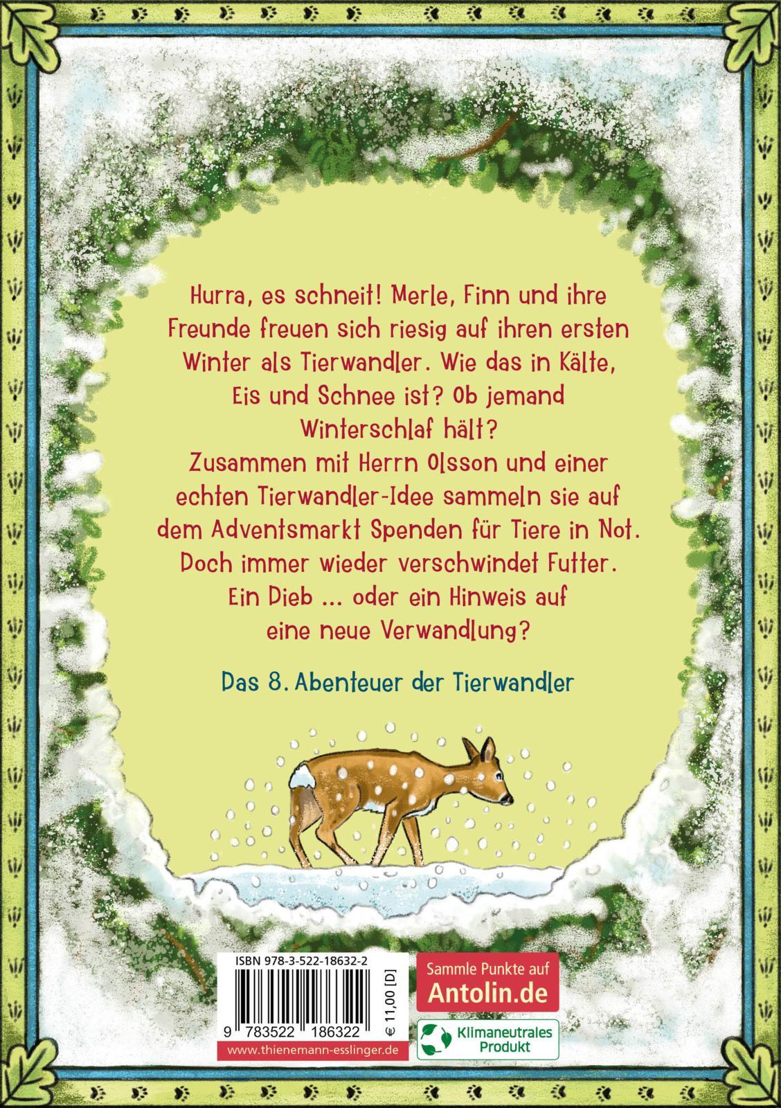 Rückseite: 9783522186322 | Die Tierwandler 8: Ein Pingu in der Patsche | Martina Baumbach | Buch