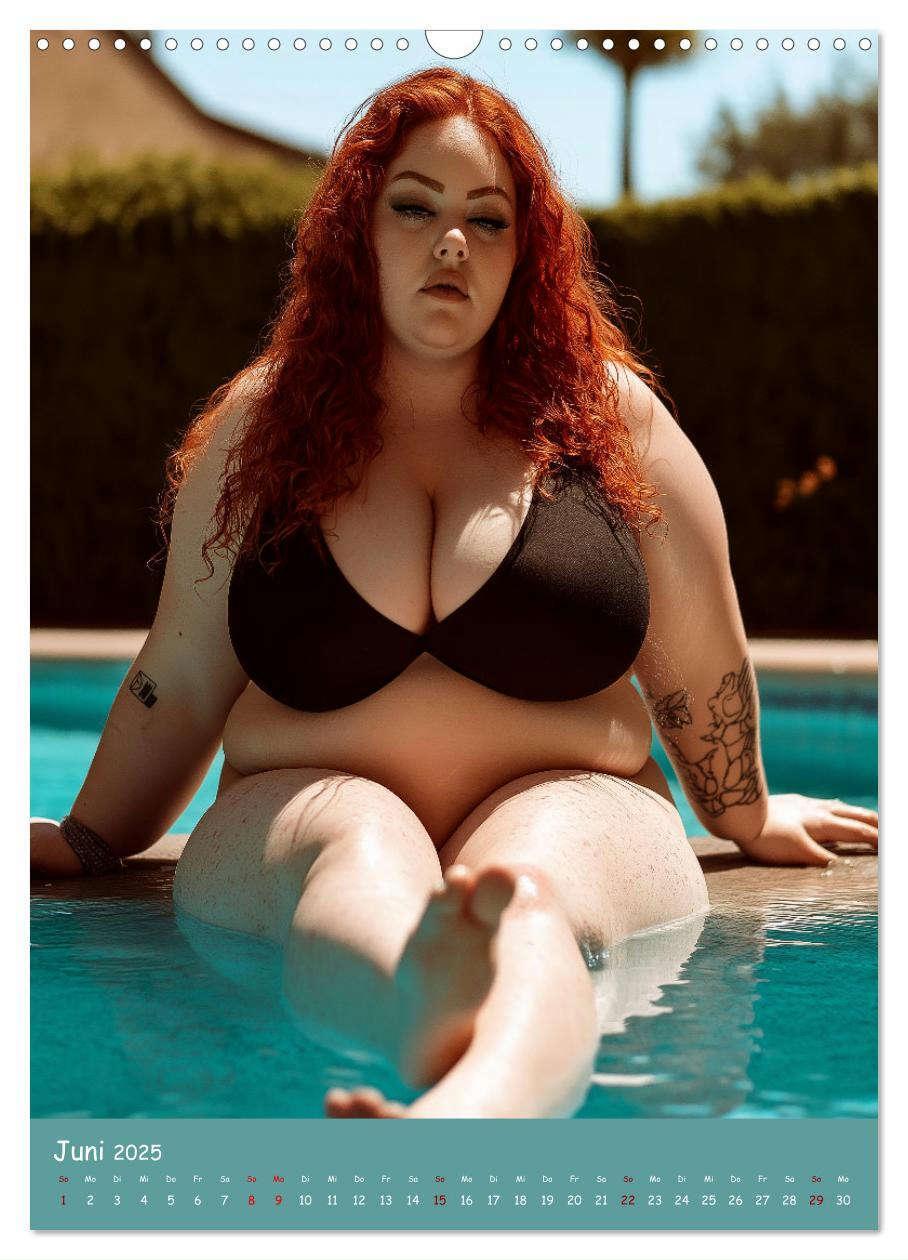 Bild: 9783457217528 | Curvy Pin-up Girls - Verführerische Rundungen am Pool (Wandkalender...