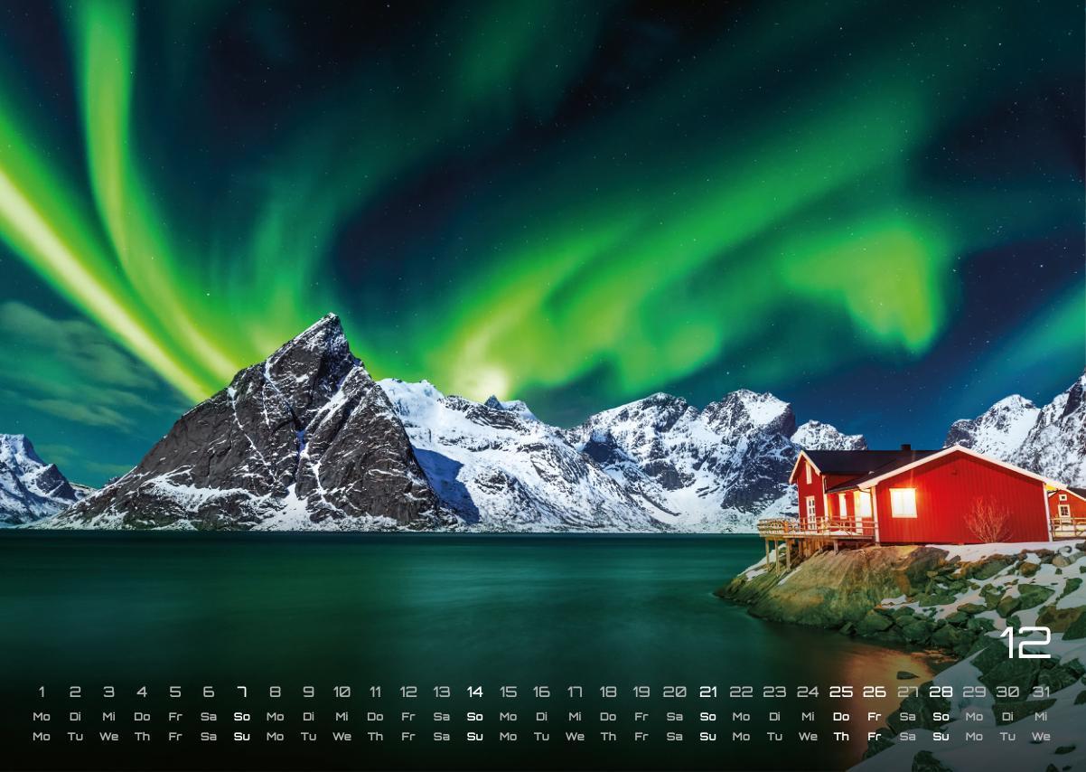 Bild: 9783986734268 | Polarlichter - grandiose Naturschauspiele - 2025 - Kalender DIN A3