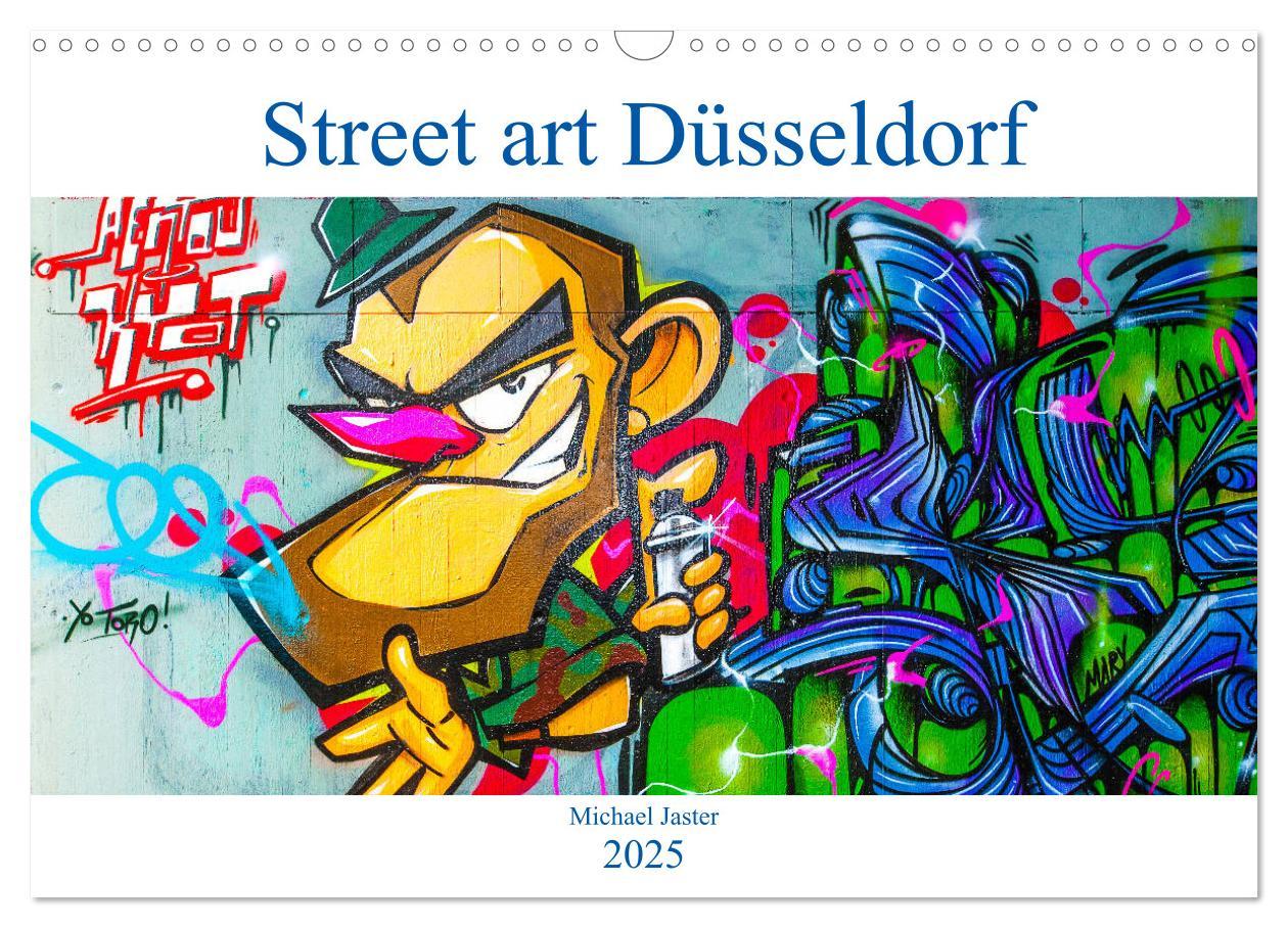 Cover: 9783435225781 | Street art Düsseldorf Michael Jaster (Wandkalender 2025 DIN A3...