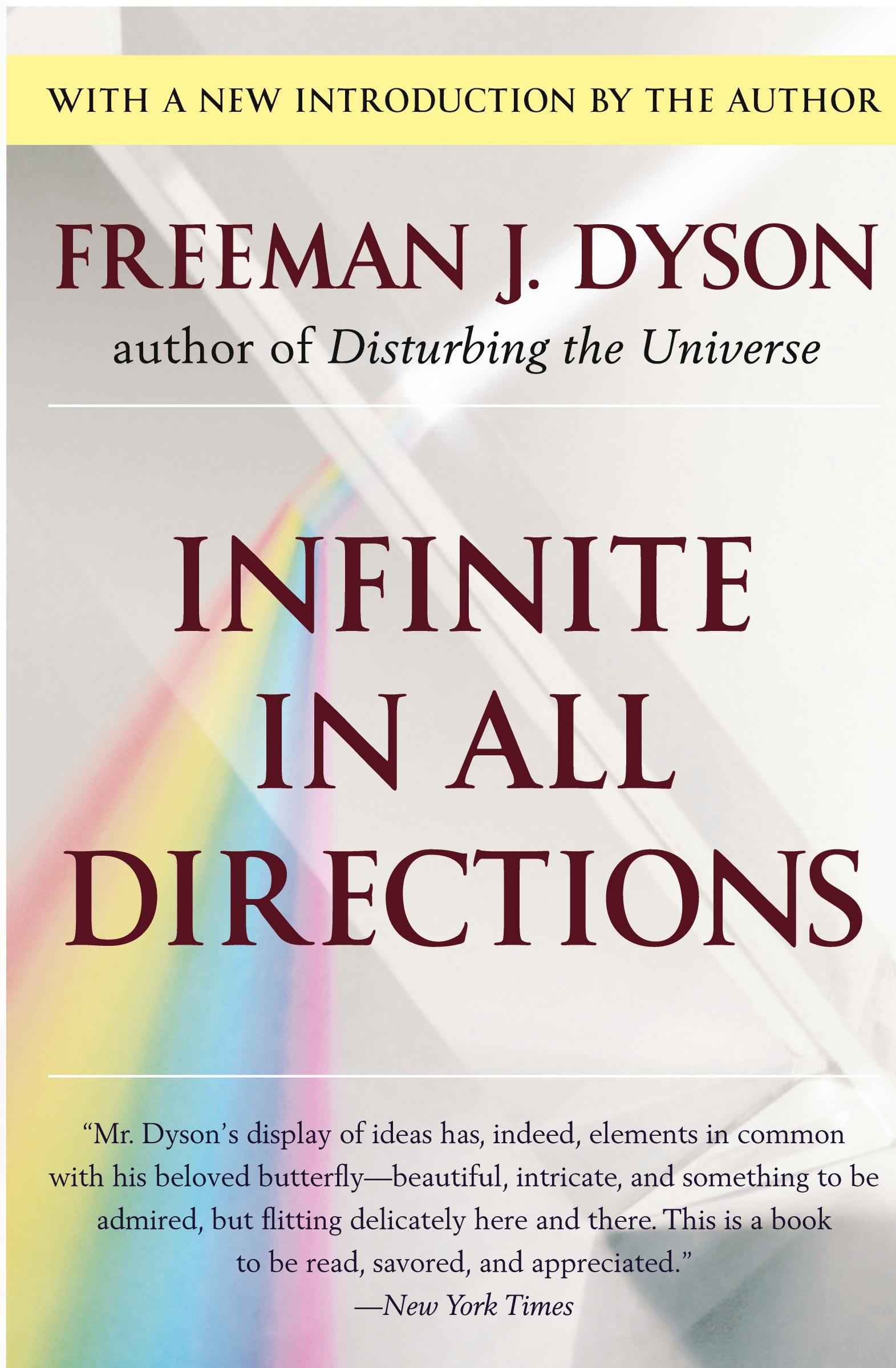 Cover: 9780060728892 | Infinite in All Directions | Freeman J Dyson | Taschenbuch | Englisch