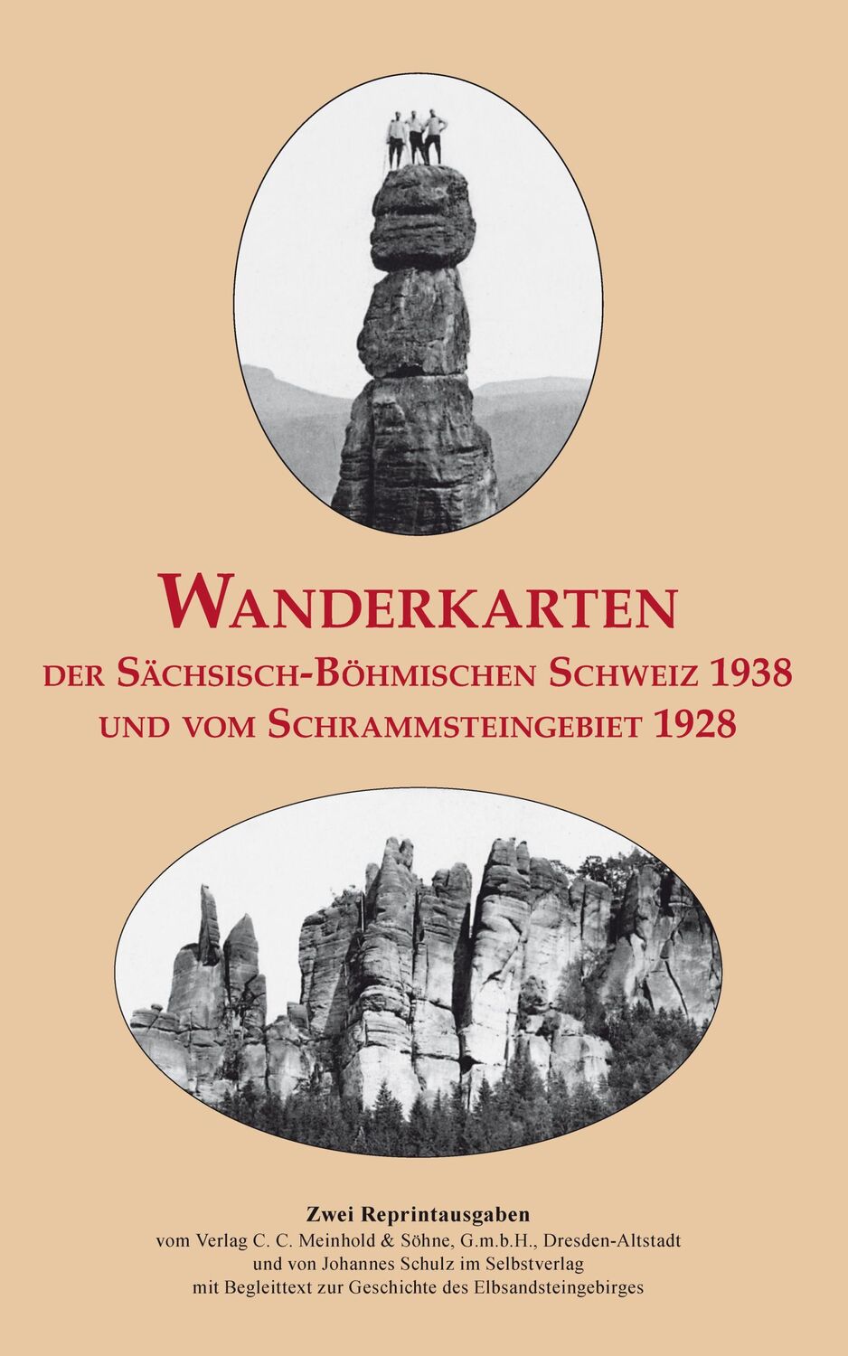 Cover: 9783947028122 | Wanderkarten der Sächsisch-Böhmischen Schweiz 1938 und vom...