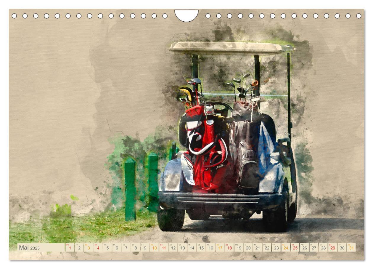 Bild: 9783435420568 | Ich liebe Golf (Wandkalender 2025 DIN A4 quer), CALVENDO...