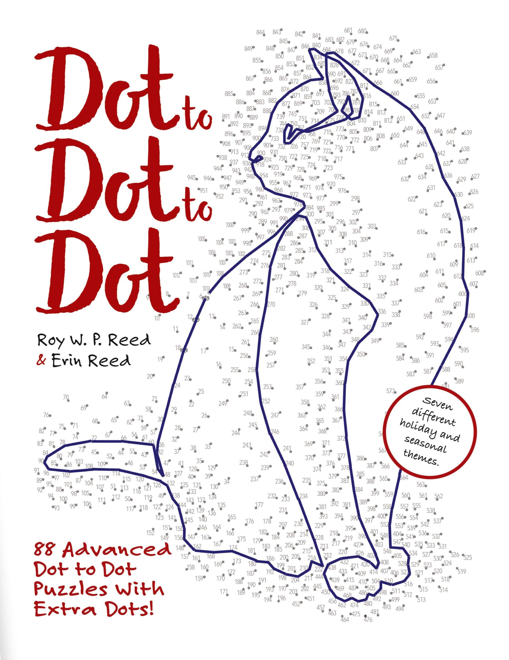 Cover: 9781999221409 | Dot to Dot to Dot | 88 Advanced Dot to Dot Puzzles with Extra Dots