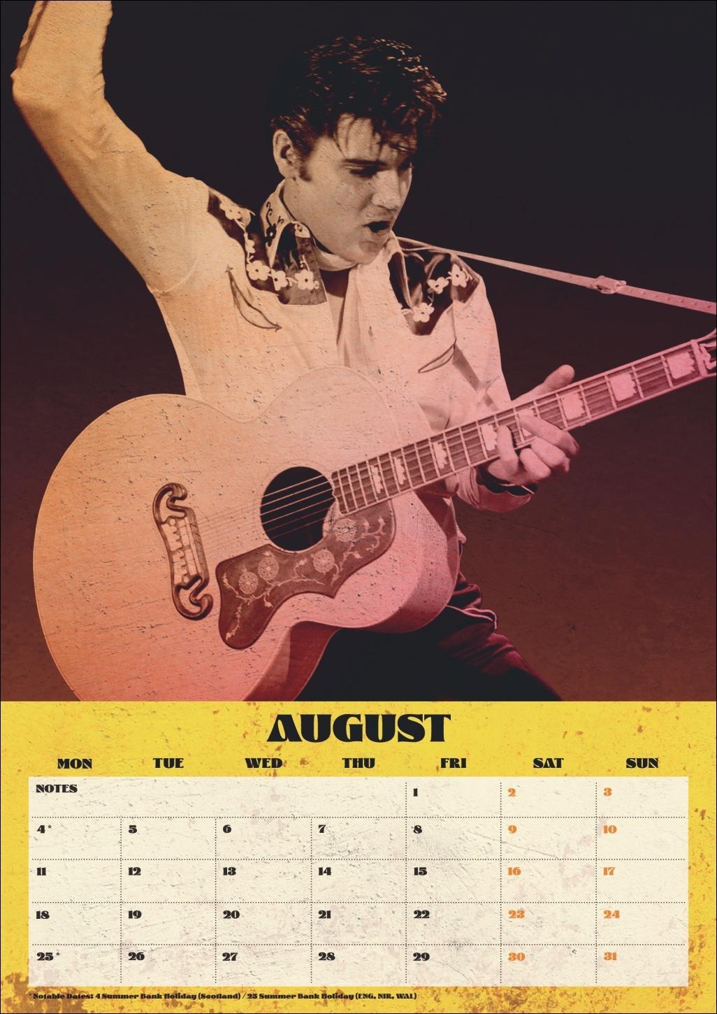 Bild: 9783840196720 | Elvis Posterkalender 2025 | Elvis | Kalender | Danilo | Spiralbindung