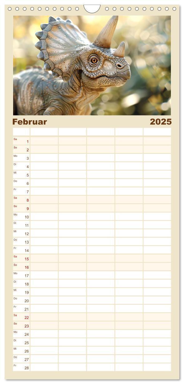 Bild: 9783457190548 | Familienplaner 2025 - Dino-Babys mit 5 Spalten (Wandkalender, 21 x...