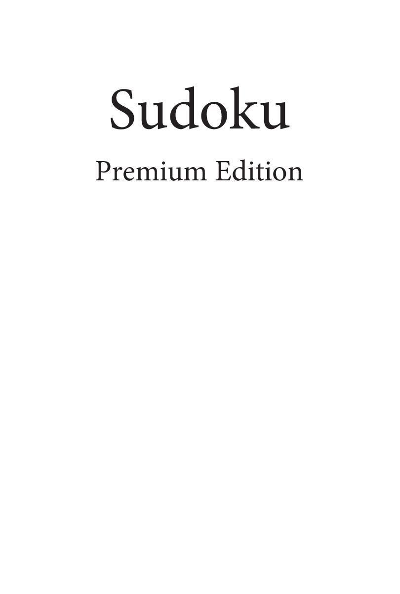 Bild: 9783625195504 | Sudoku - Premium Edition | Buch | 576 S. | Deutsch | 2024