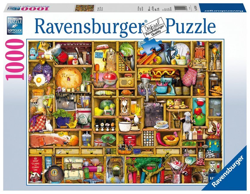 Cover: 4005556192984 | Ravensburger Puzzle 19298 - Kurioses Küchenregal - 1000 Teile...