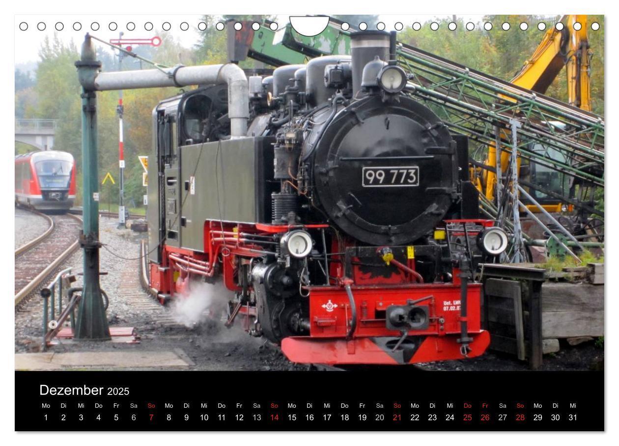 Bild: 9783435566020 | Sächsische Dampfeisenbahnen 2025 (Wandkalender 2025 DIN A4 quer),...