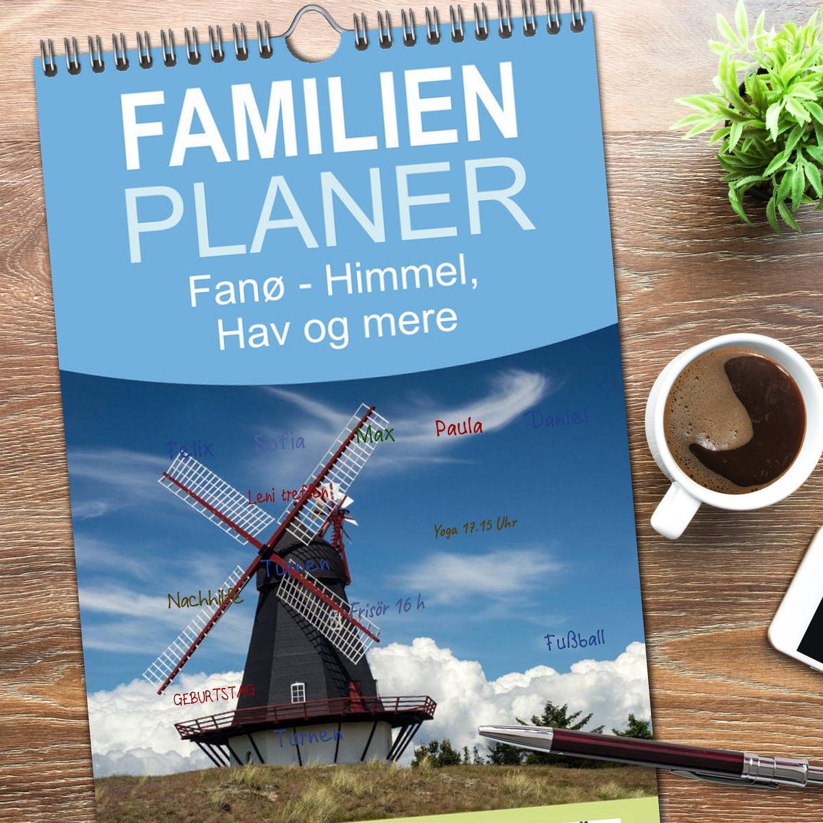 Bild: 9783457111956 | Familienplaner 2025 - Fanø - Himmel, Hav og mere mit 5 Spalten...