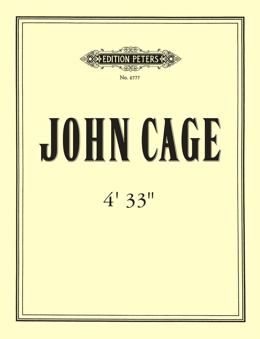 Cover: 9790300744834 | 4'33' (Tacet Version) | Sheet | John Cage | Taschenbuch | 4 S. | 2022