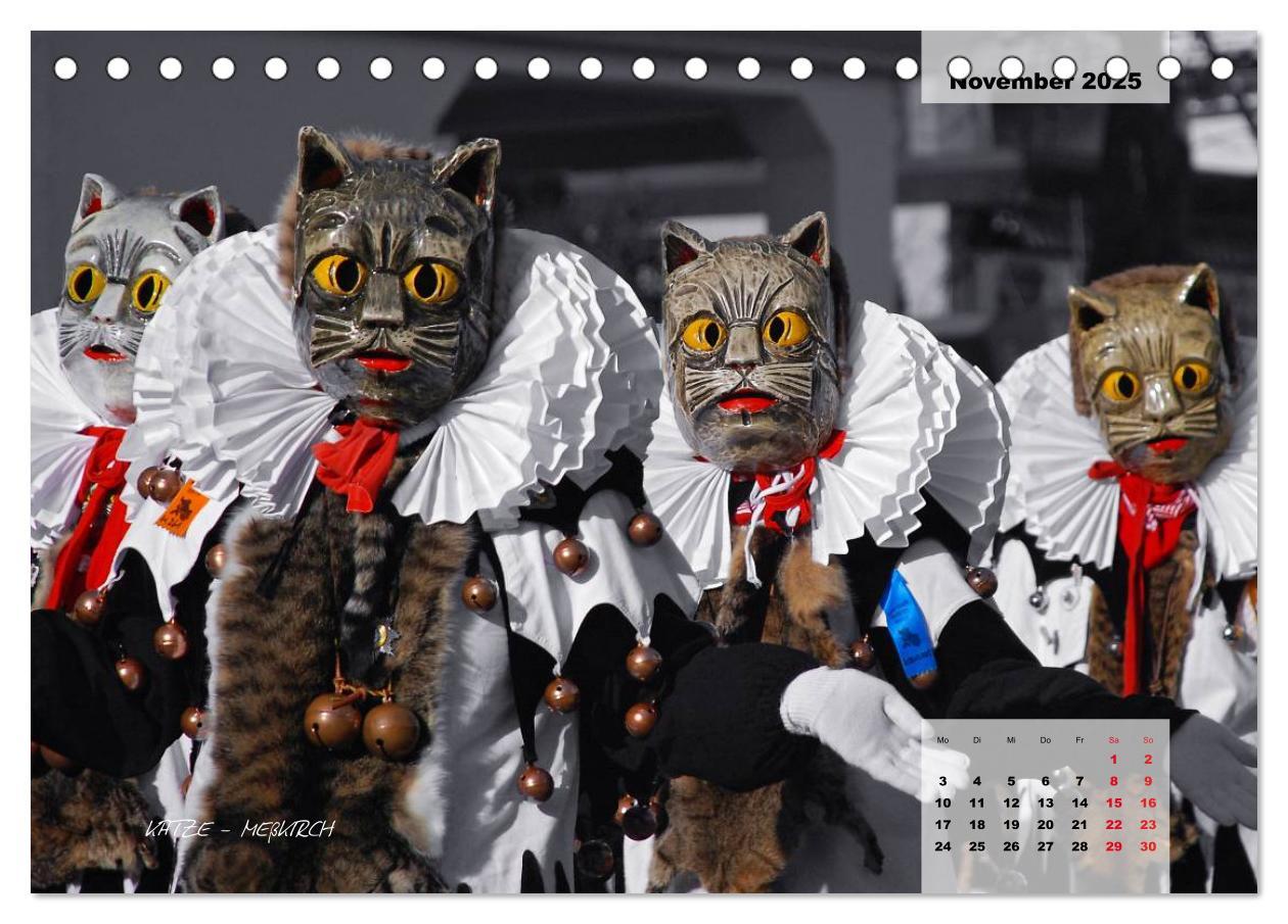 Bild: 9783435560066 | Schwäbisch alemannische Fasnet (Tischkalender 2025 DIN A5 quer),...