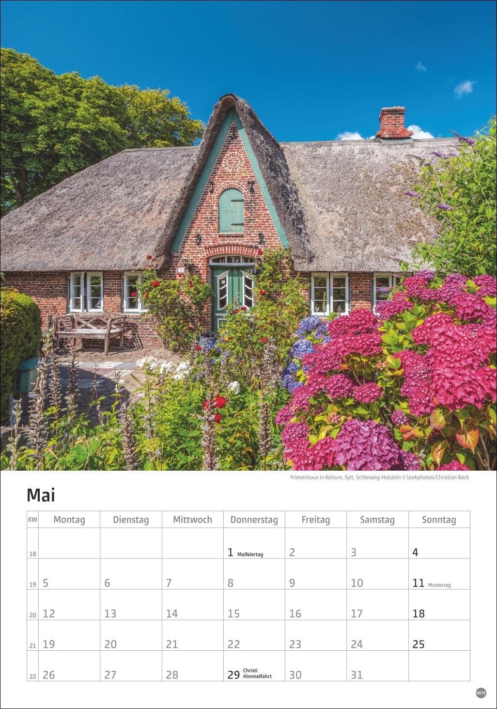 Bild: 9783756405565 | Deutschlands Küsten Kalender 2025 | Heye | Kalender | Spiralbindung