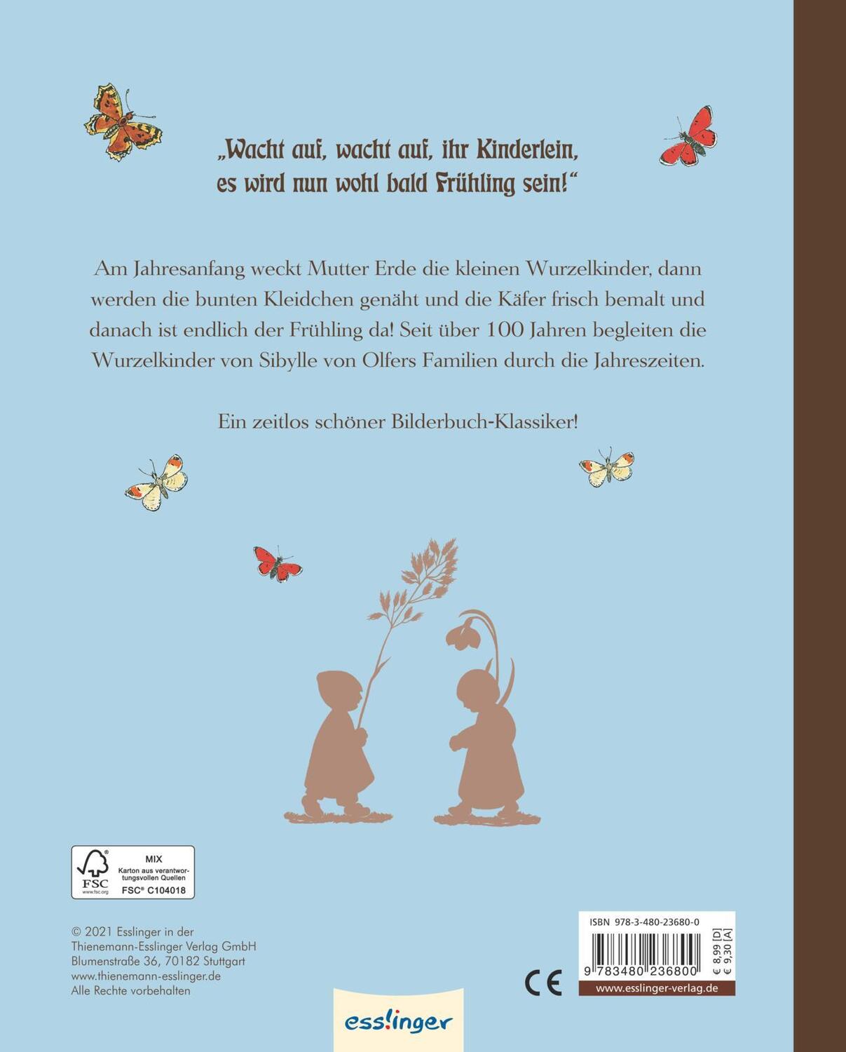 Rückseite: 9783480236800 | Etwas von den Wurzelkindern: Pappbilderbuch | Sibylle von Olfers