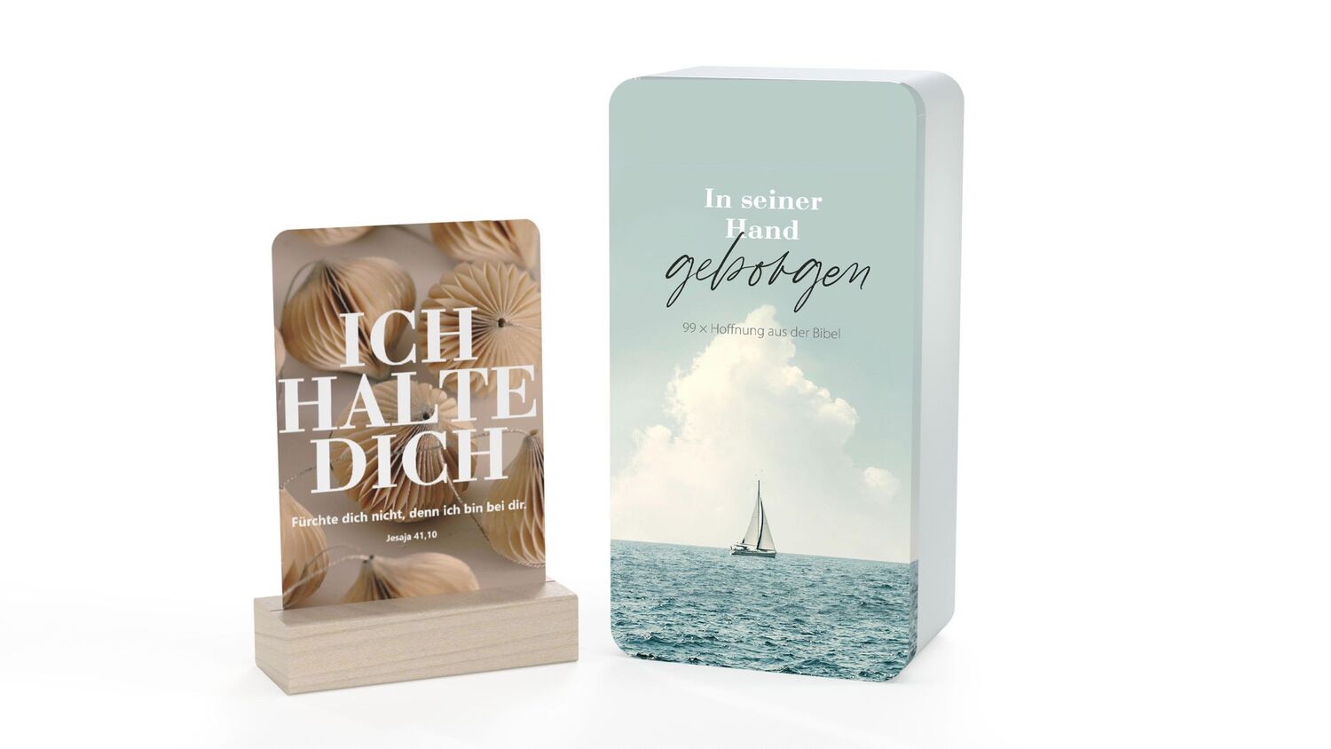 Cover: 4029856844367 | In seiner Hand geborgen - Blechdose | 99 x Hoffnung aus der Bibel.