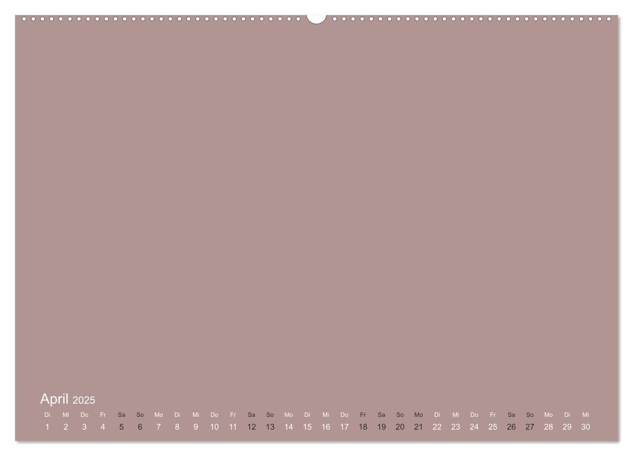 Bild: 9783435211067 | DIY Bastel-Kalender -Erdige Pastell Farben- Zum Selbstgestalten...