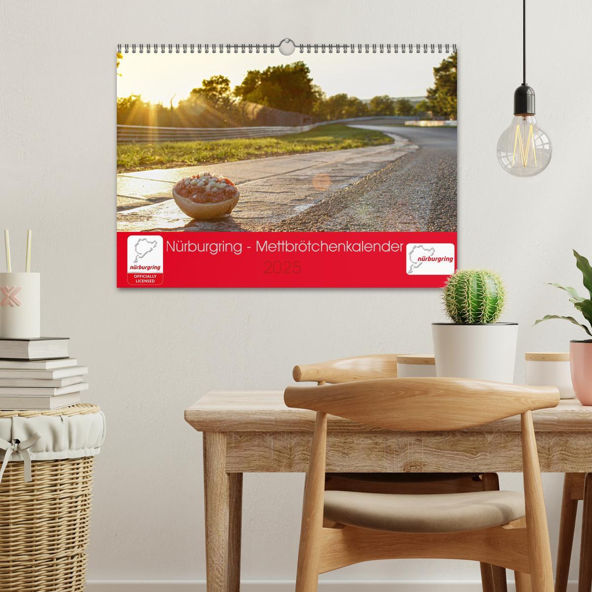 Bild: 9783383893773 | Nürburgring - Mettbrötchenkalender (Wandkalender 2025 DIN A3 quer),...