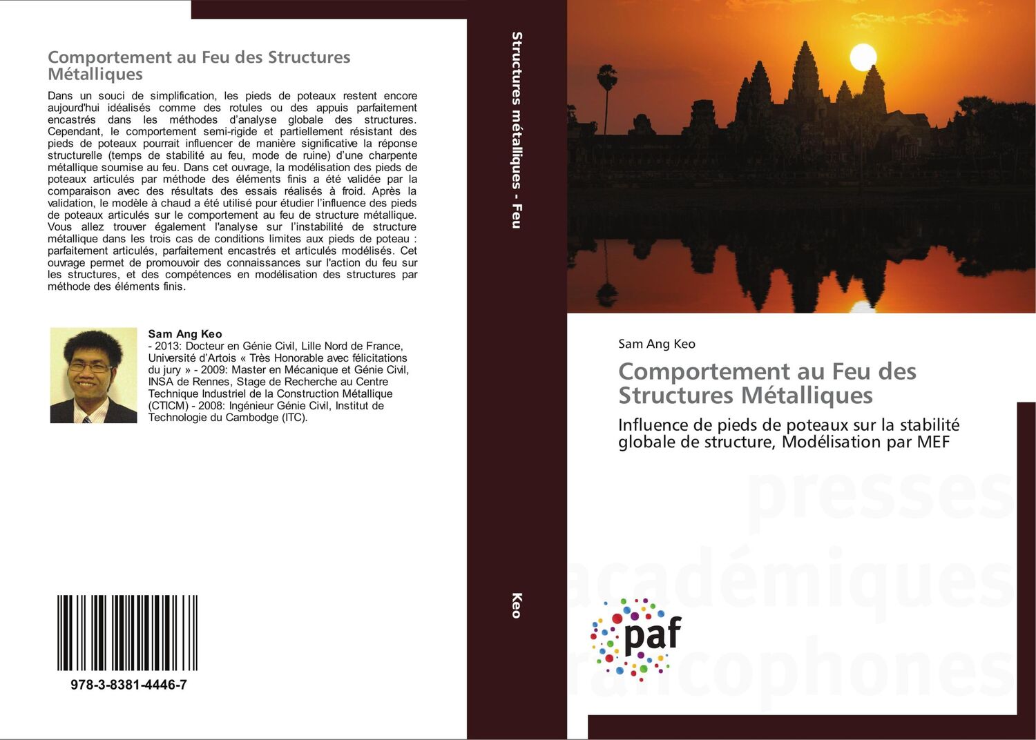 Cover: 9783838144467 | Comportement au Feu des Structures Métalliques | Sam Ang Keo | Buch