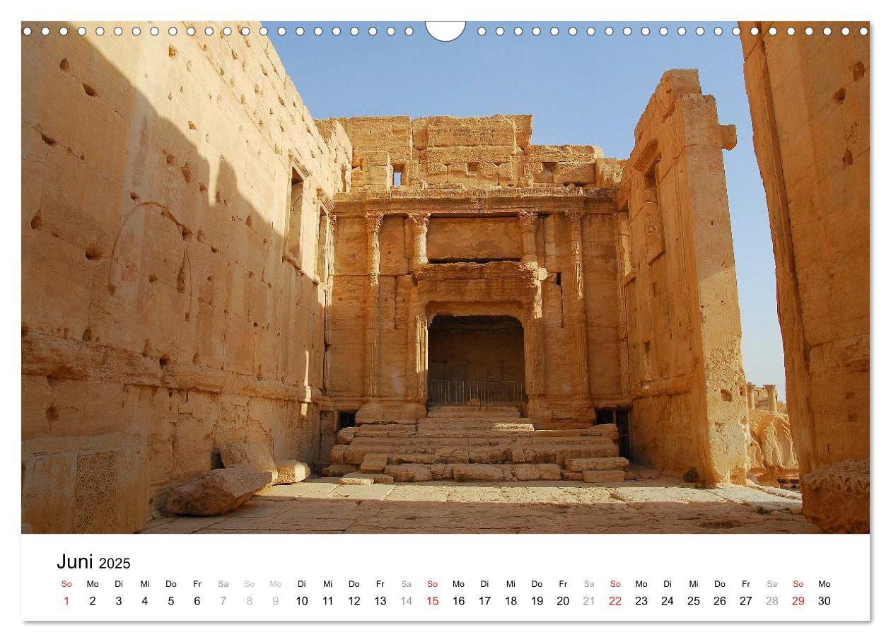 Bild: 9783435569526 | Syrien - verlorene Schätze (Wandkalender 2025 DIN A3 quer),...