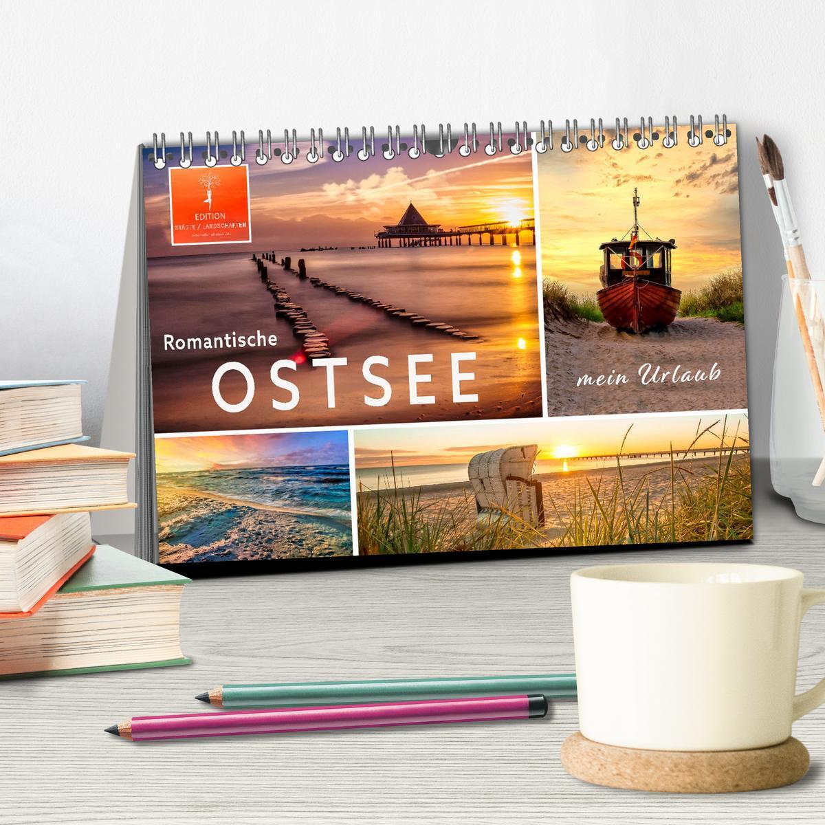 Bild: 9783435081738 | Romantische Ostsee - mein Urlaub (Tischkalender 2025 DIN A5 quer),...