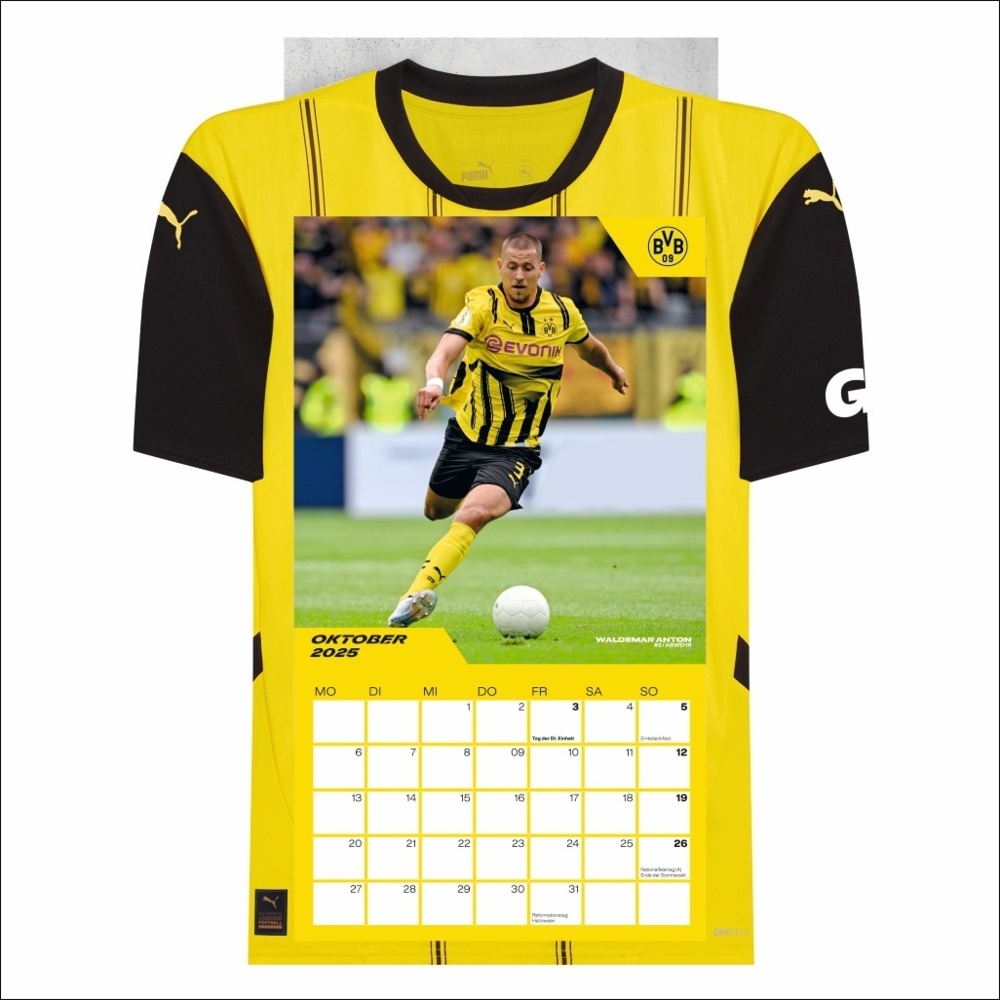 Bild: 9783756405442 | BVB Trikotkalender 2025 | Kalender | Spiralbindung | 14 S. | Deutsch