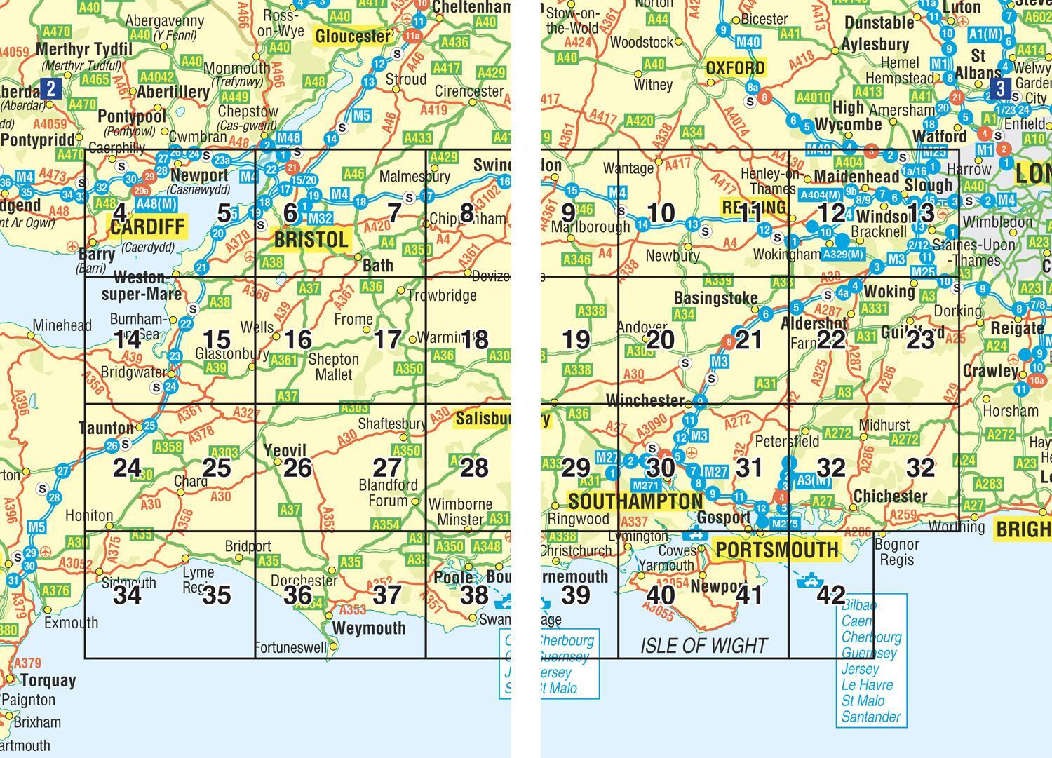 Bild: 9780008560560 | Southern England A-Z Road Atlas | A-Z Maps | Taschenbuch | Englisch