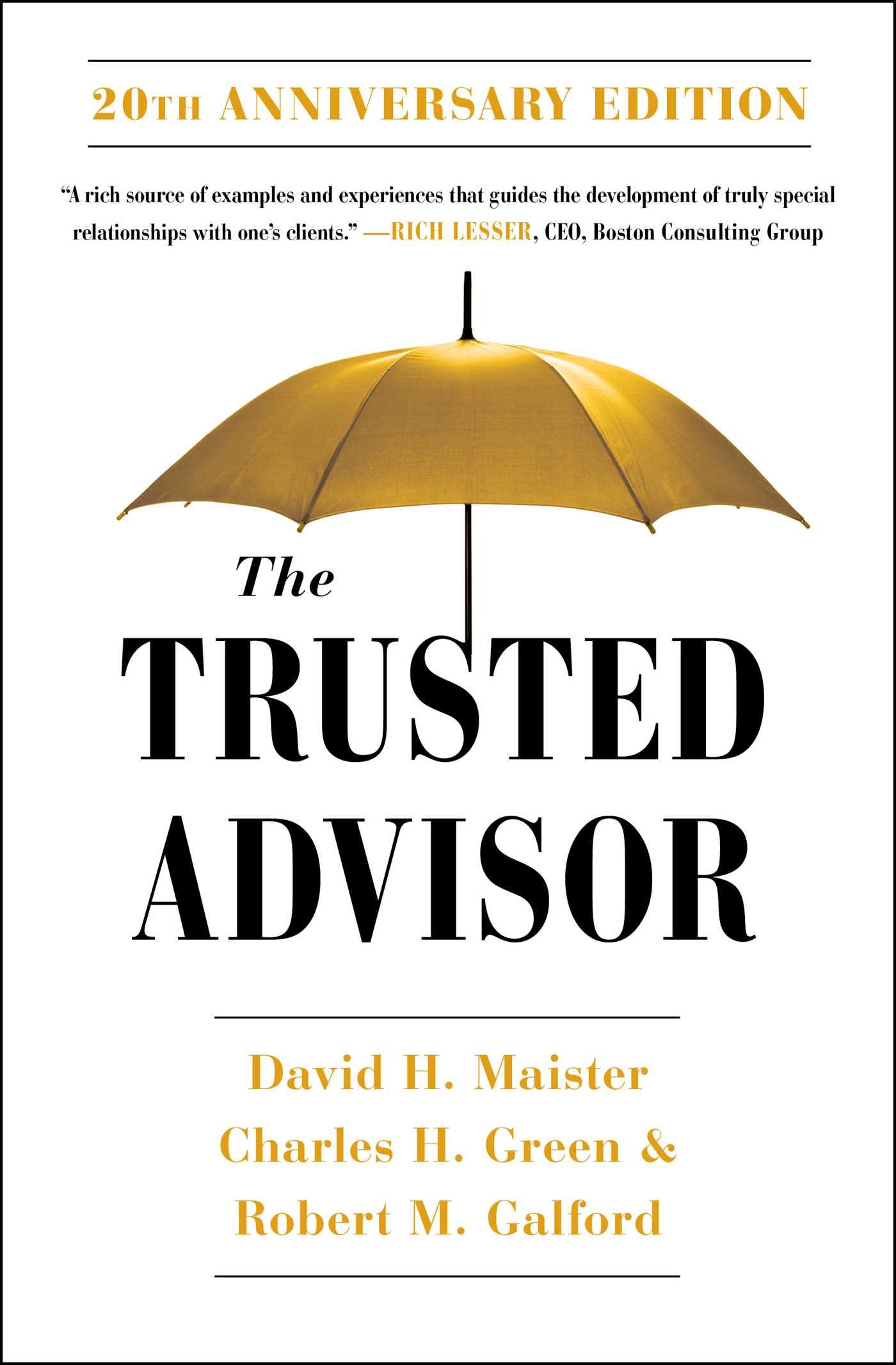 Cover: 9781982157104 | The Trusted Advisor: 20th Anniversary Edition | Maister (u. a.) | Buch