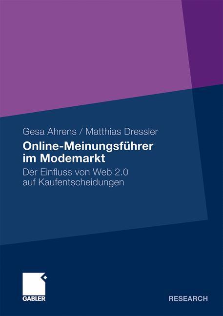 Cover: 9783834930217 | Online-Meinungsführer im Modemarkt | Matthias Dressler (u. a.) | Buch