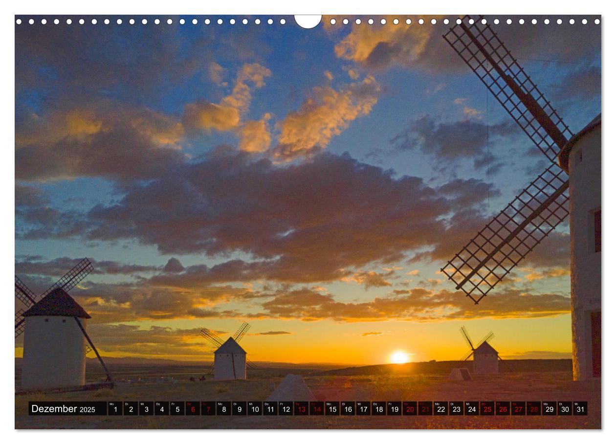 Bild: 9783457179819 | Windmühlen in La Mancha (Wandkalender 2025 DIN A3 quer), CALVENDO...