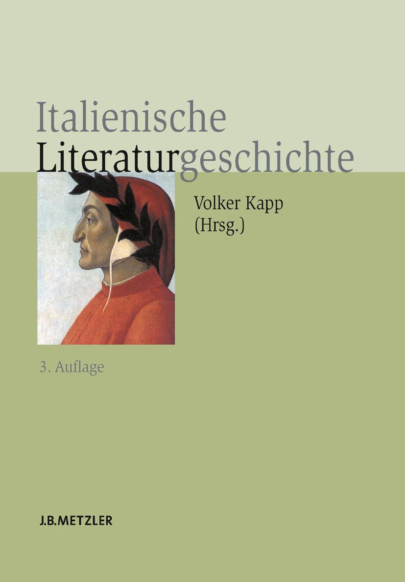 Cover: 9783476020642 | Italienische Literaturgeschichte | Volker Kapp | Buch | xi | Deutsch