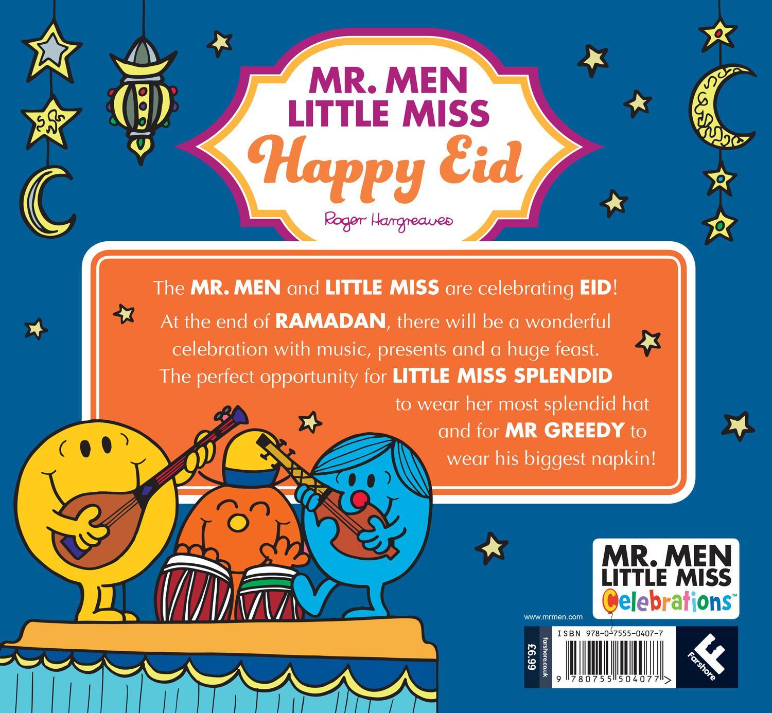 Rückseite: 9780755504077 | Mr. Men Little Miss Happy Eid | Adam Hargreaves | Taschenbuch | 2022