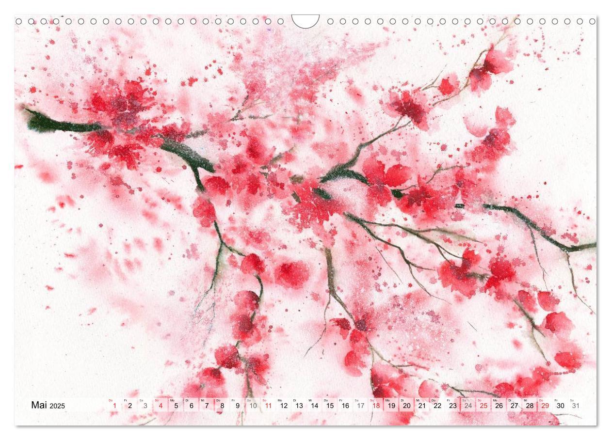 Bild: 9783435624331 | Jahreszeiten Aquarelle (Wandkalender 2025 DIN A3 quer), CALVENDO...