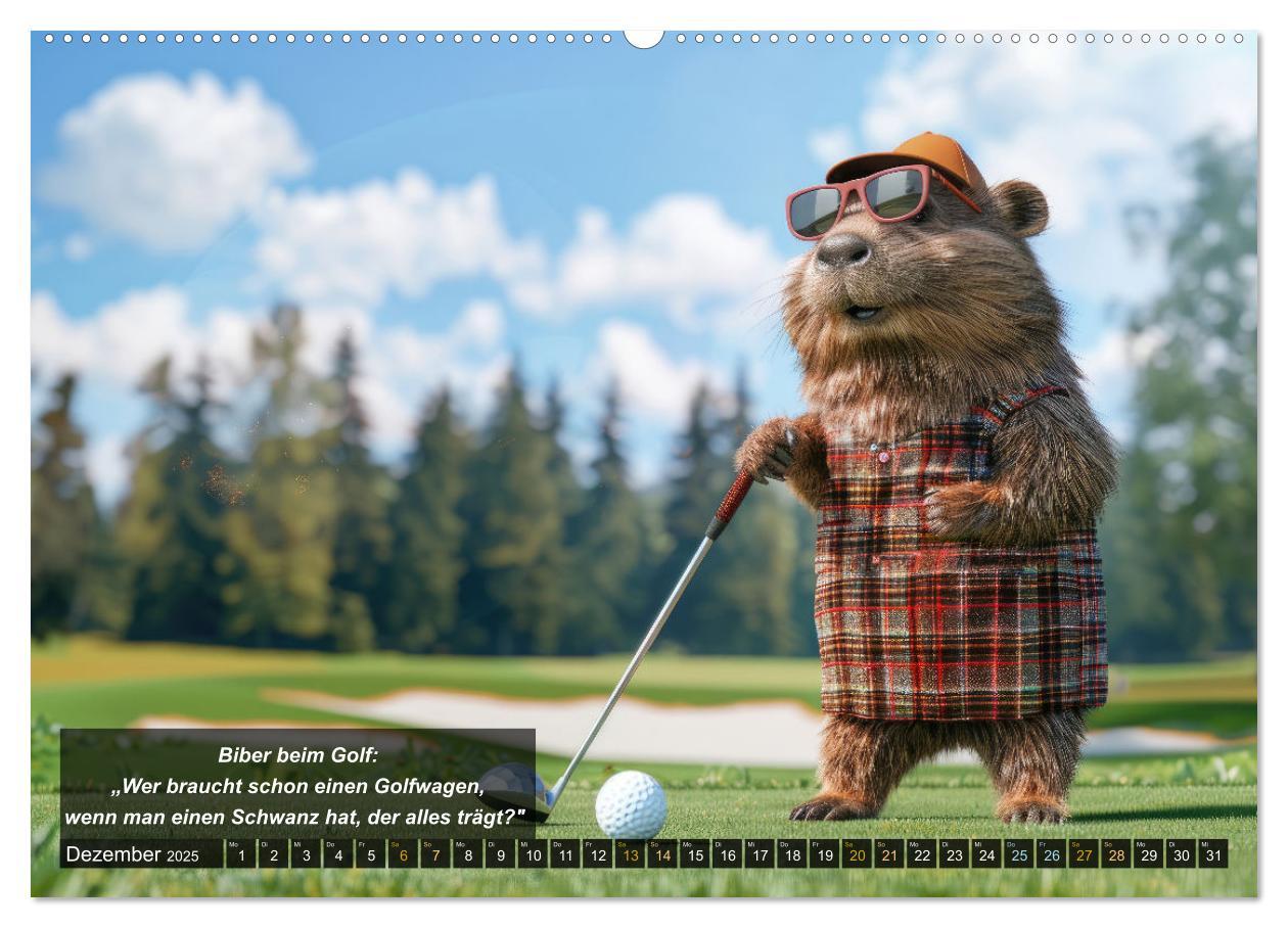 Bild: 9783457155547 | Der tierisch lustige Golfkalender (hochwertiger Premium...