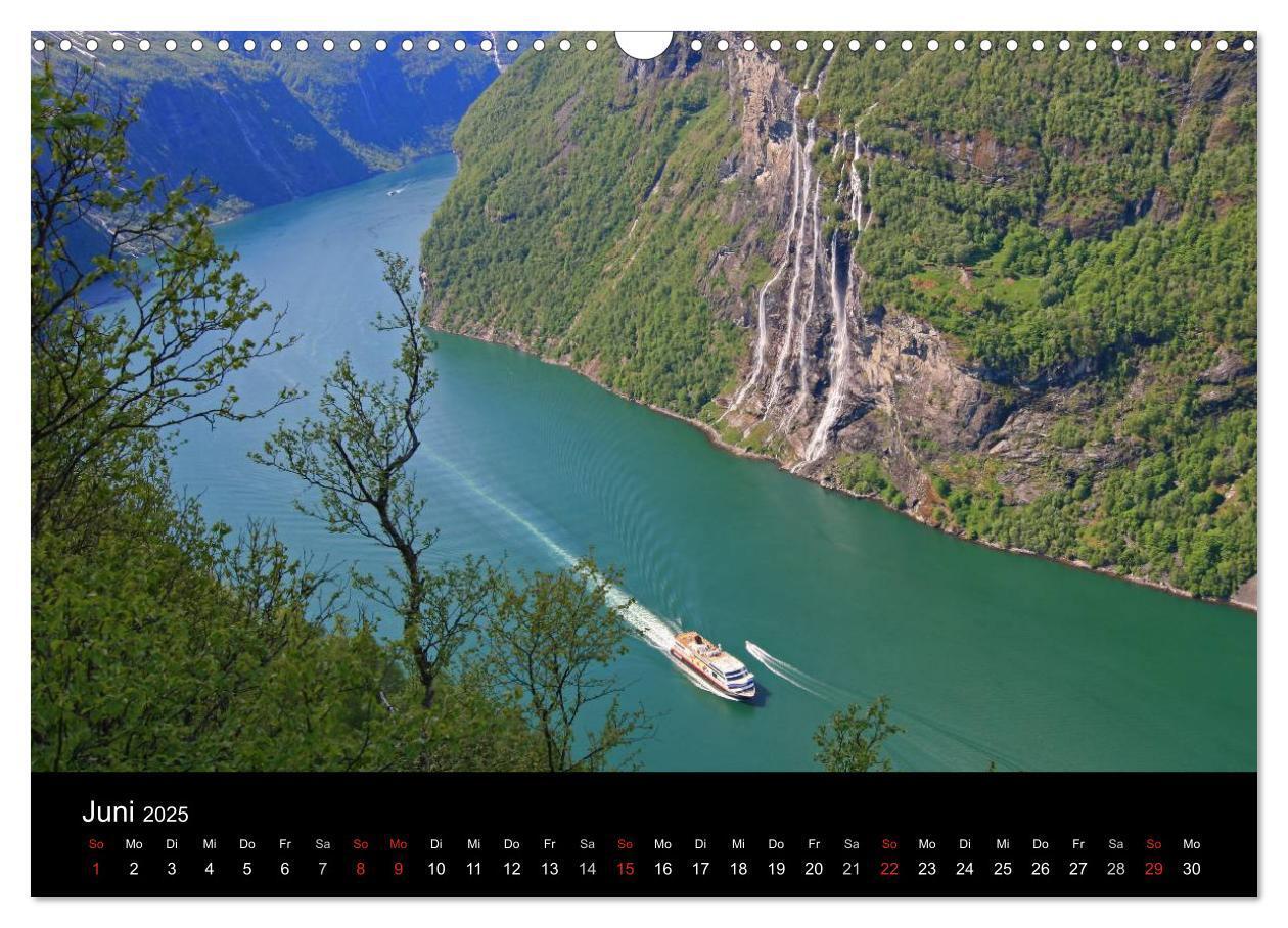 Bild: 9783435795321 | Norwegen 2025 (Wandkalender 2025 DIN A3 quer), CALVENDO Monatskalender