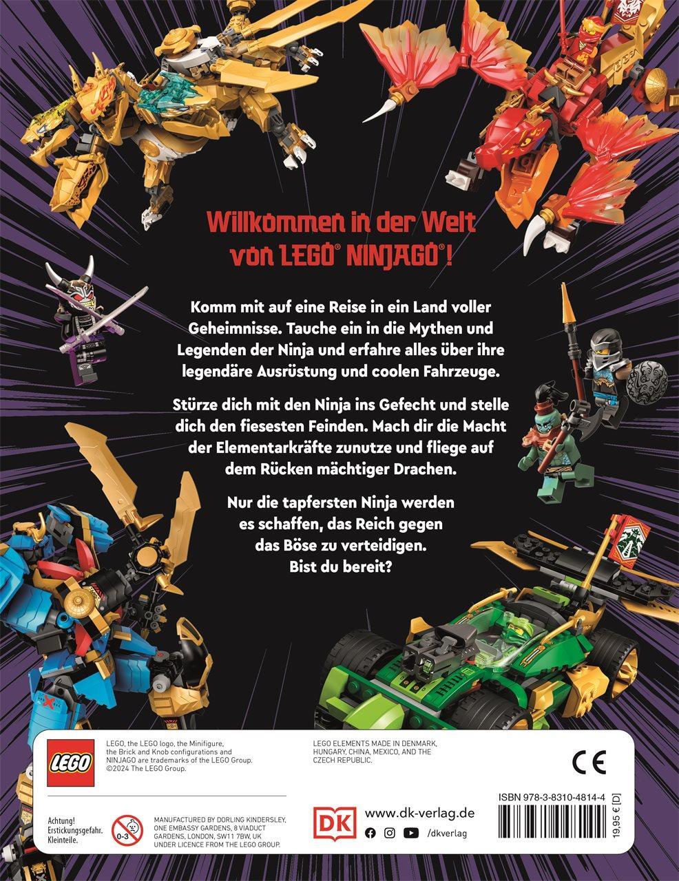 Rückseite: 9783831048144 | LEGO® NINJAGO® Die geheime Welt der Ninja | Shari Last | Buch | 96 S.