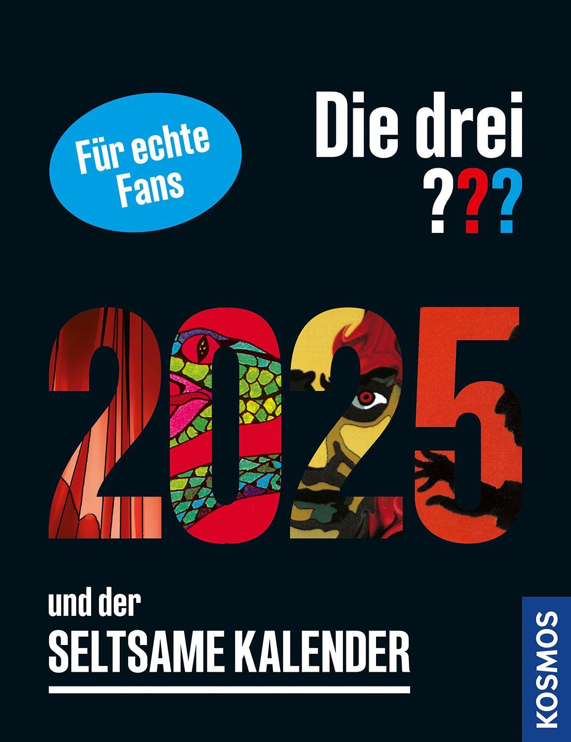 Cover: 9783440179963 | Die drei ??? und der seltsame Kalender 2025 | Tagesabreißkalender