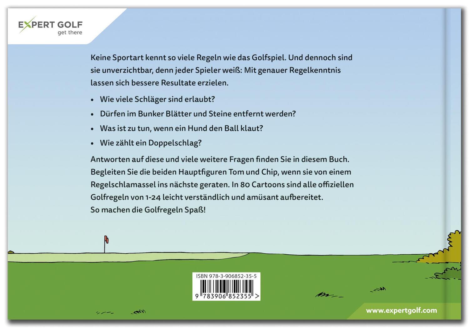 Rückseite: 9783906852355 | Golfregel-Cartoons mit Tom &amp; Chip | Yves C. Ton-That (u. a.) | Buch