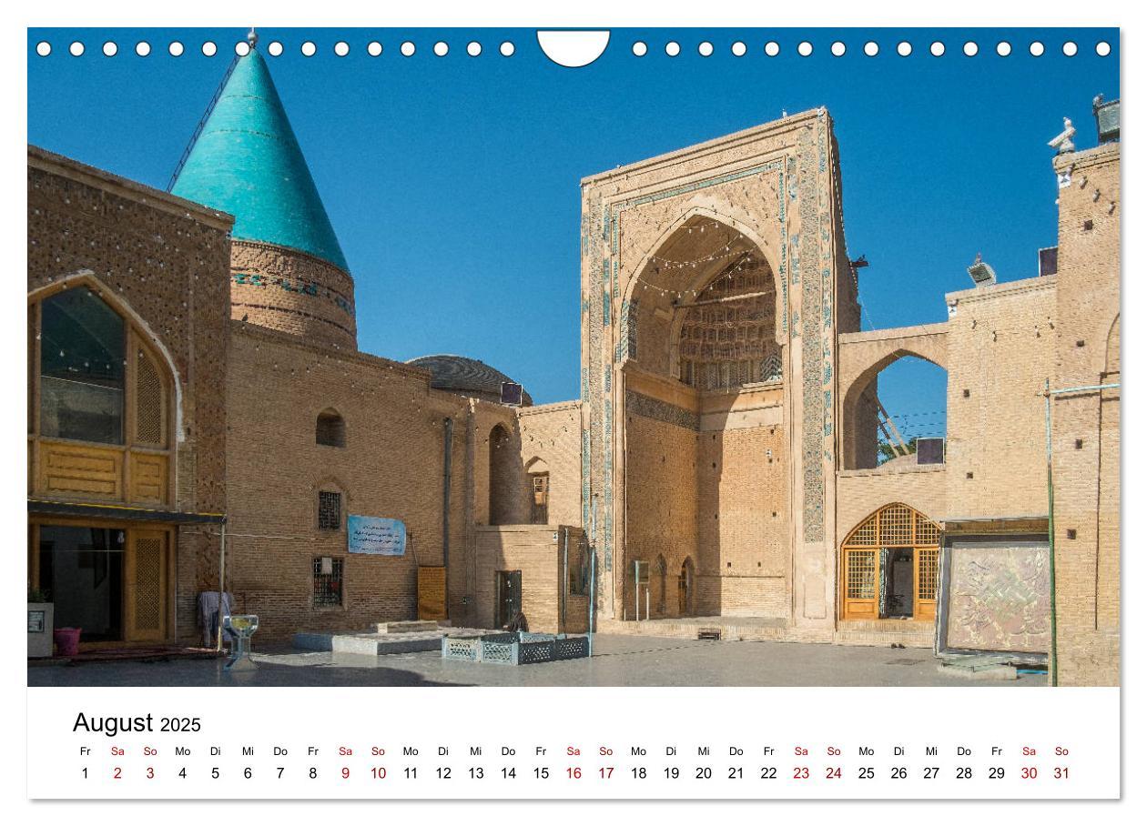 Bild: 9783435417582 | Der Iran - Zauber des Orients (Wandkalender 2025 DIN A4 quer),...