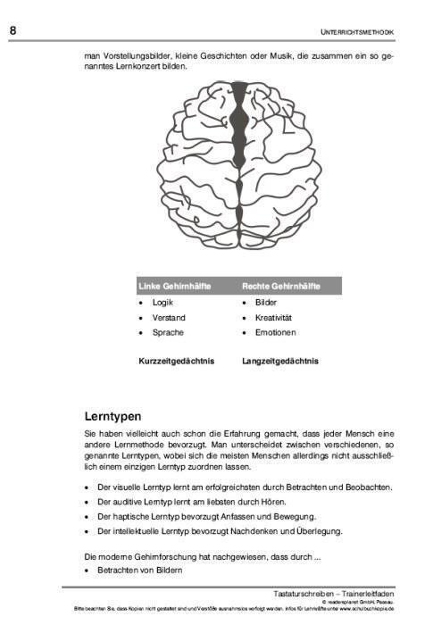 Bild: 9783832800291 | Das Tastaturschreiben mit 10 Fingern in 5 Stunden. Trainerleitfaden