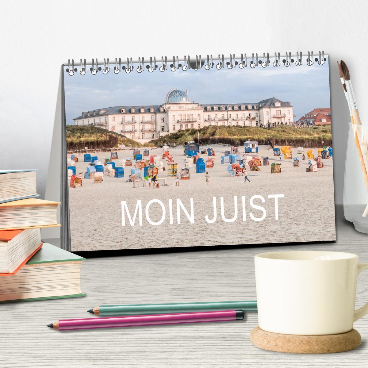 Bild: 9783435075652 | Moin Juist (Tischkalender 2025 DIN A5 quer), CALVENDO Monatskalender