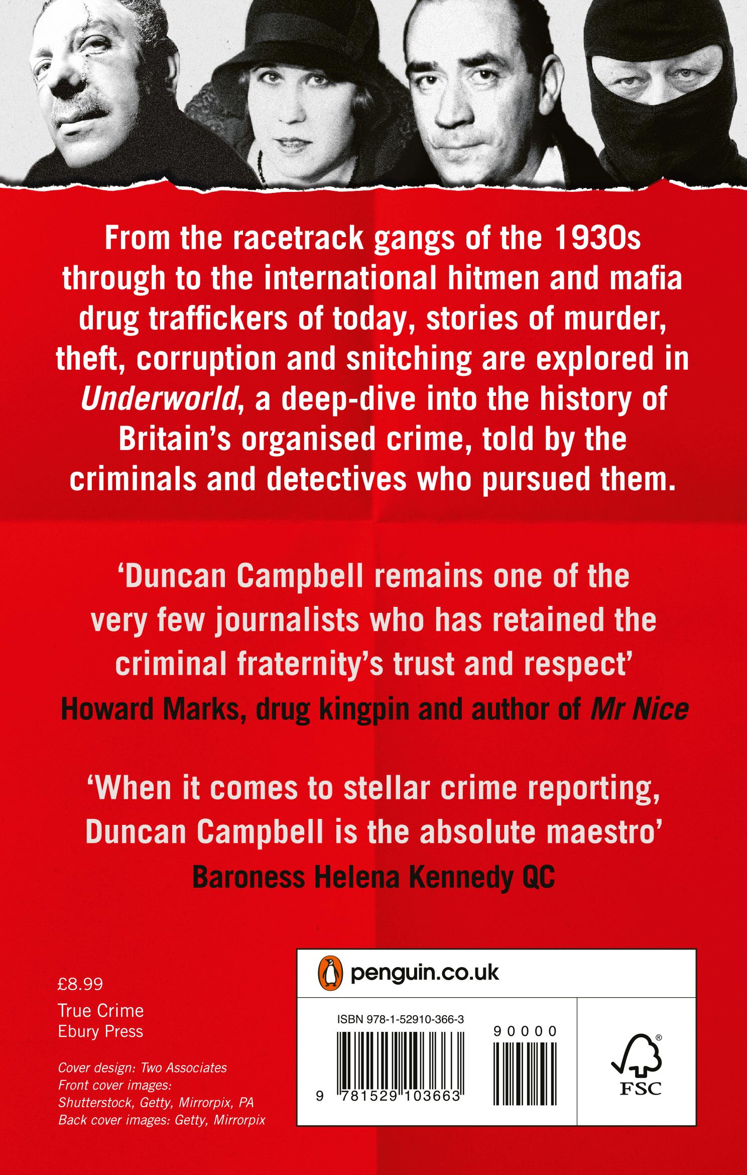 Rückseite: 9781529103663 | Underworld | The Definitive History of Britain's Organised Crime