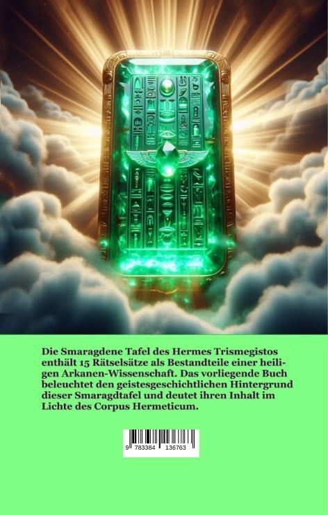 Rückseite: 9783384136763 | Die Tabula Smaragdina | Übersetzung und Kommentar | Manfred Ehmer