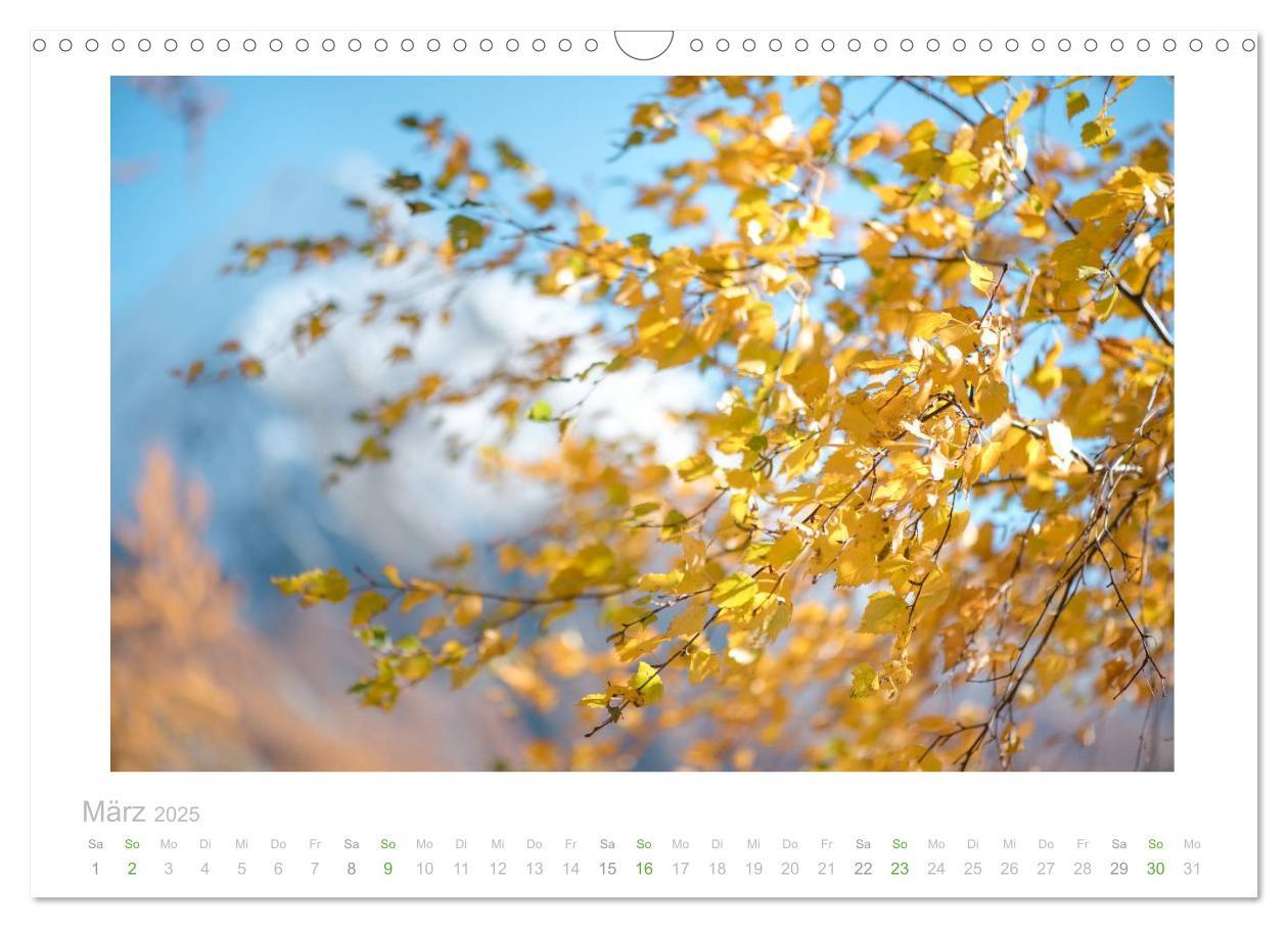 Bild: 9783435493227 | saas fee (Wandkalender 2025 DIN A3 quer), CALVENDO Monatskalender