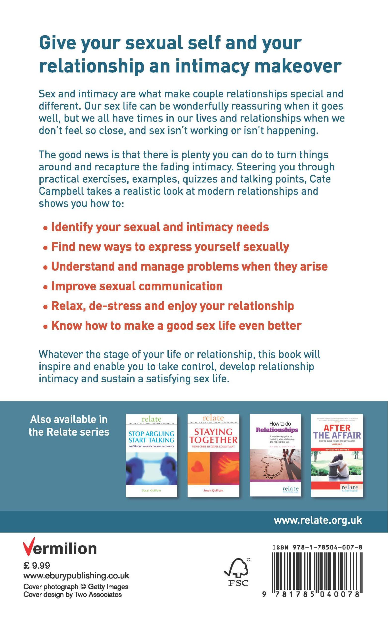 Rückseite: 9781785040078 | The Relate Guide to Sex and Intimacy | Cate Campbell | Taschenbuch