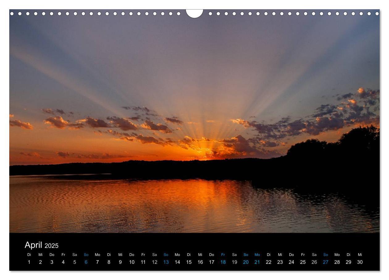 Bild: 9783435797691 | Sonnenuntergänge (Wandkalender 2025 DIN A3 quer), CALVENDO...